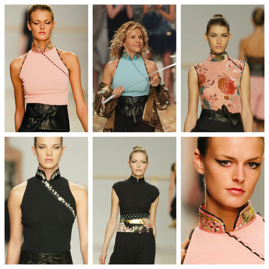Blumarine S/S 2003 runway mandarin top