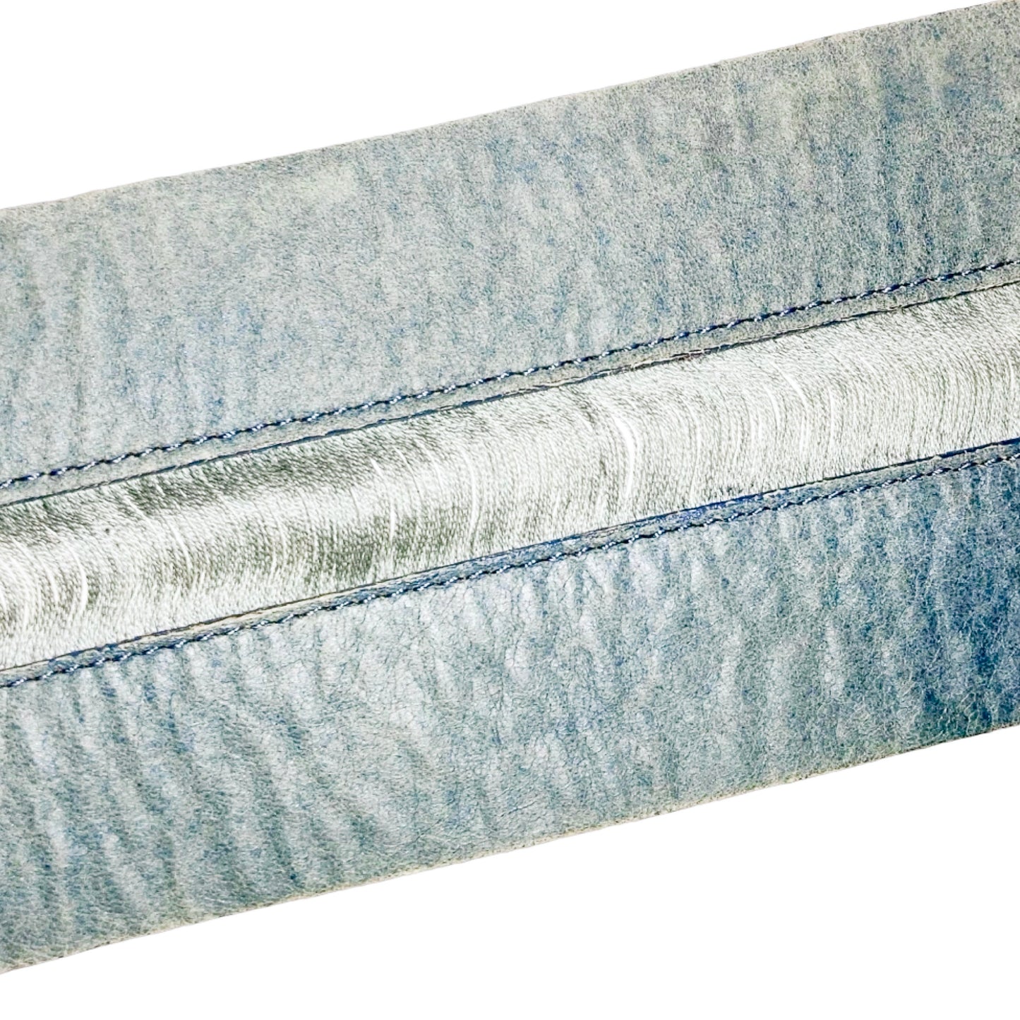 Plein Sud 2000s Leather & Silk Thread Belt