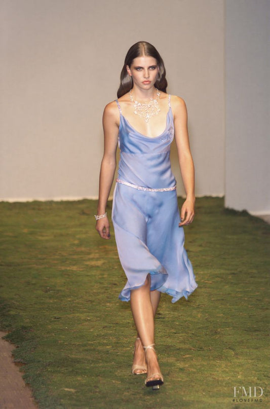 Lolita Lempicka 2001 silk dress - runway