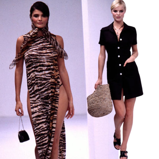 Dolce & Gabbana S/S 1996 Tiger Mesh Dress