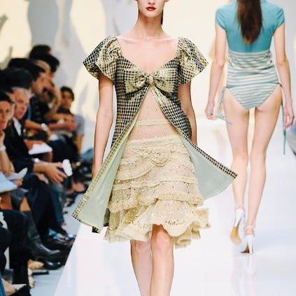 Moschino S/S 2006 runway sparkly dress