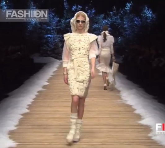 D&G F/W 2006 wool beanie - runway