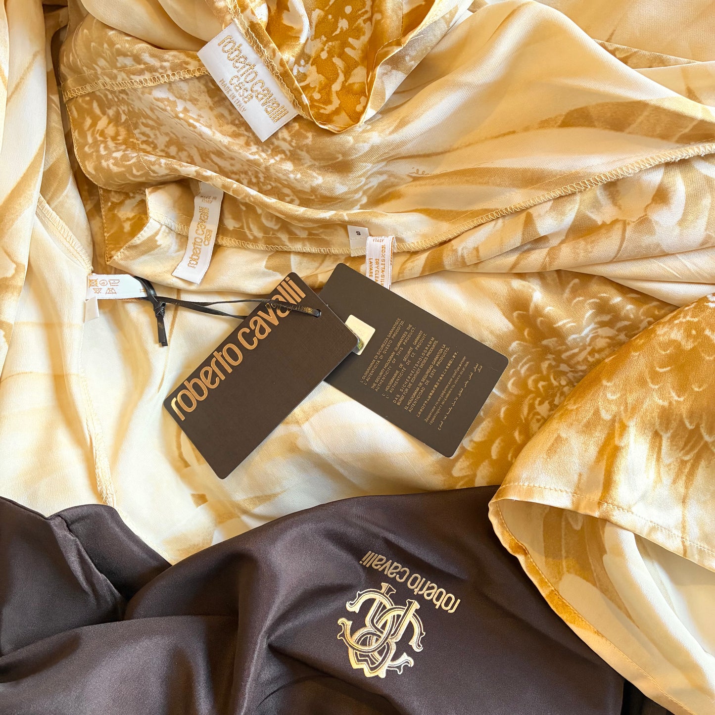 Roberto Cavalli S/S 2000 loungewear silk set - documented