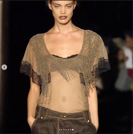 Gaetano Navarra S/S 2006 beaded top - runway
