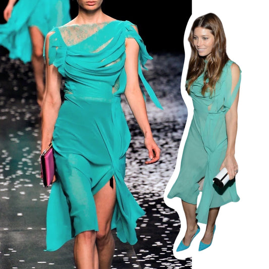 Nina Ricci 2013 silk dress - documented
