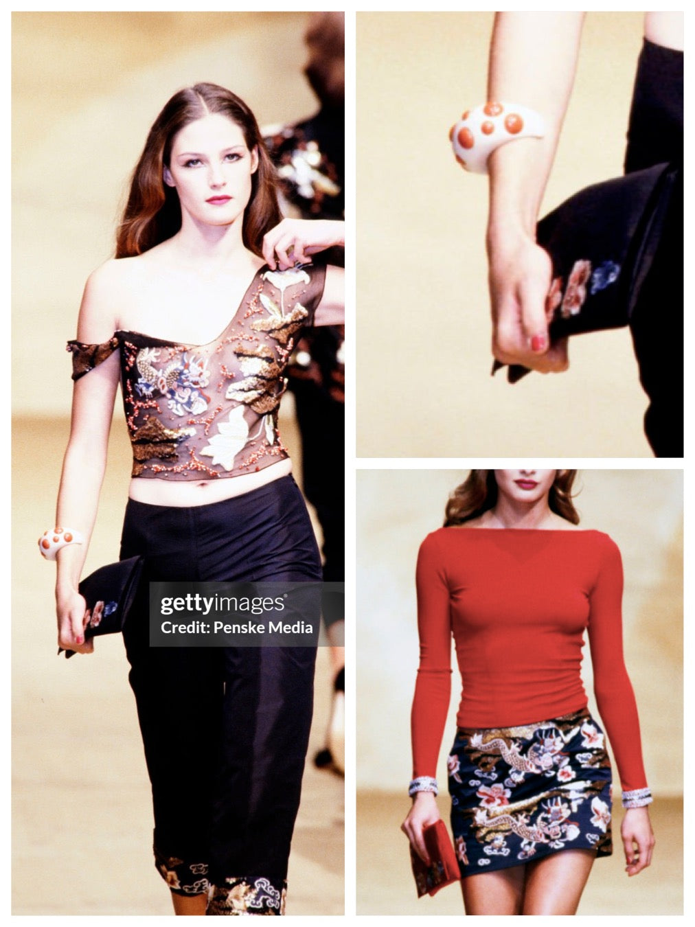 Blumarine 2000 Rare Satin Clutch - runway