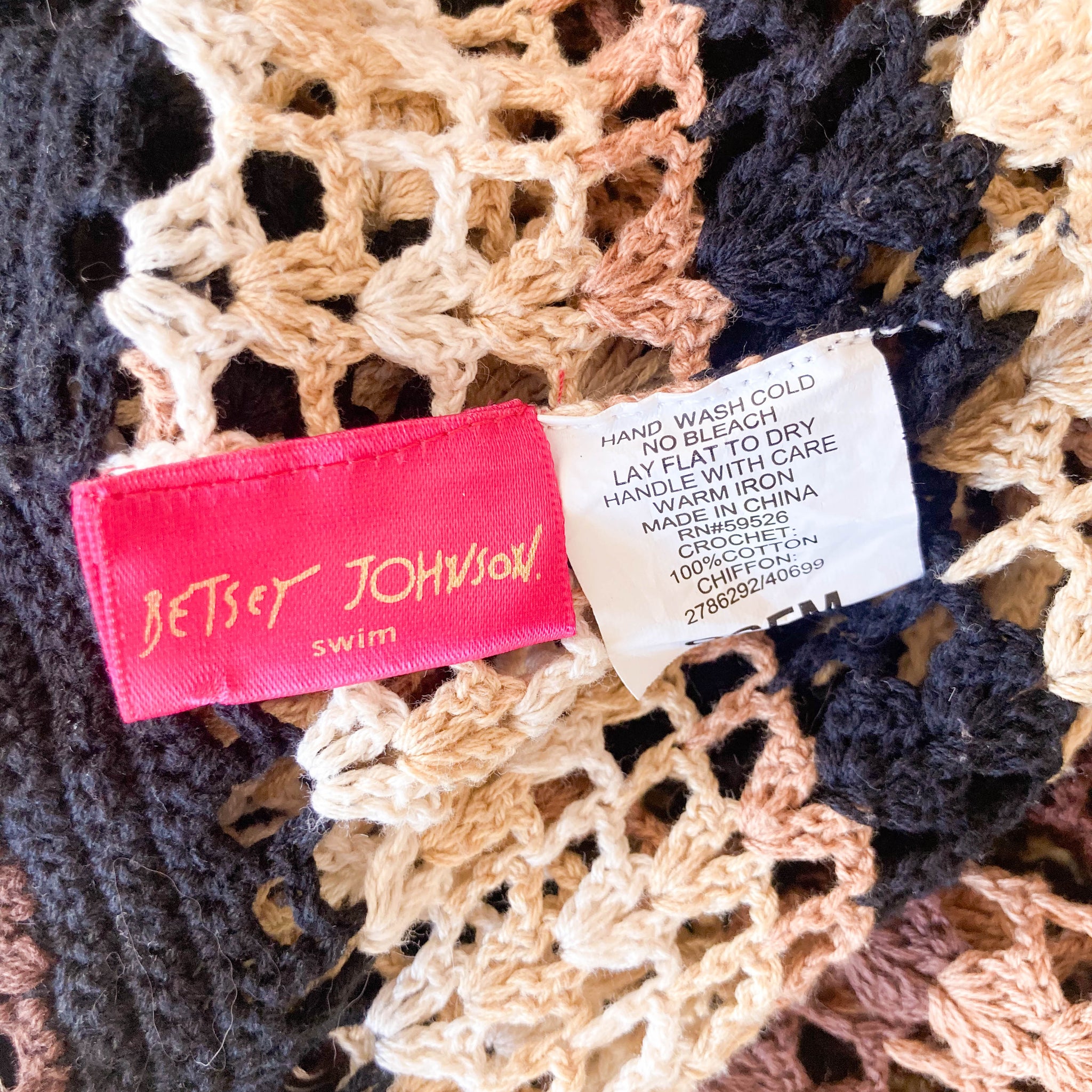 Betsey Johnson 2000's crochet dress