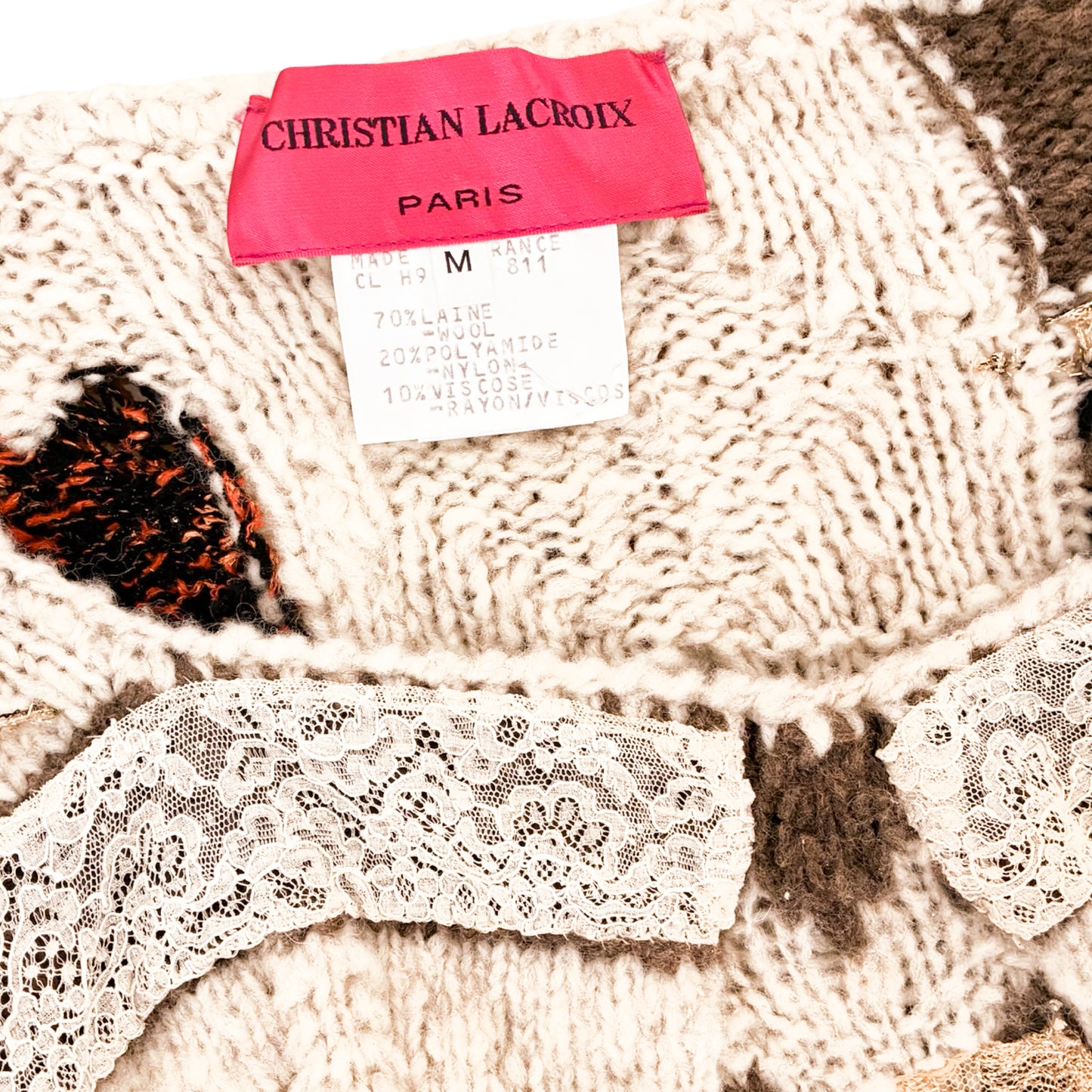 Christian Lacroix 1994 rare wool dress - runway