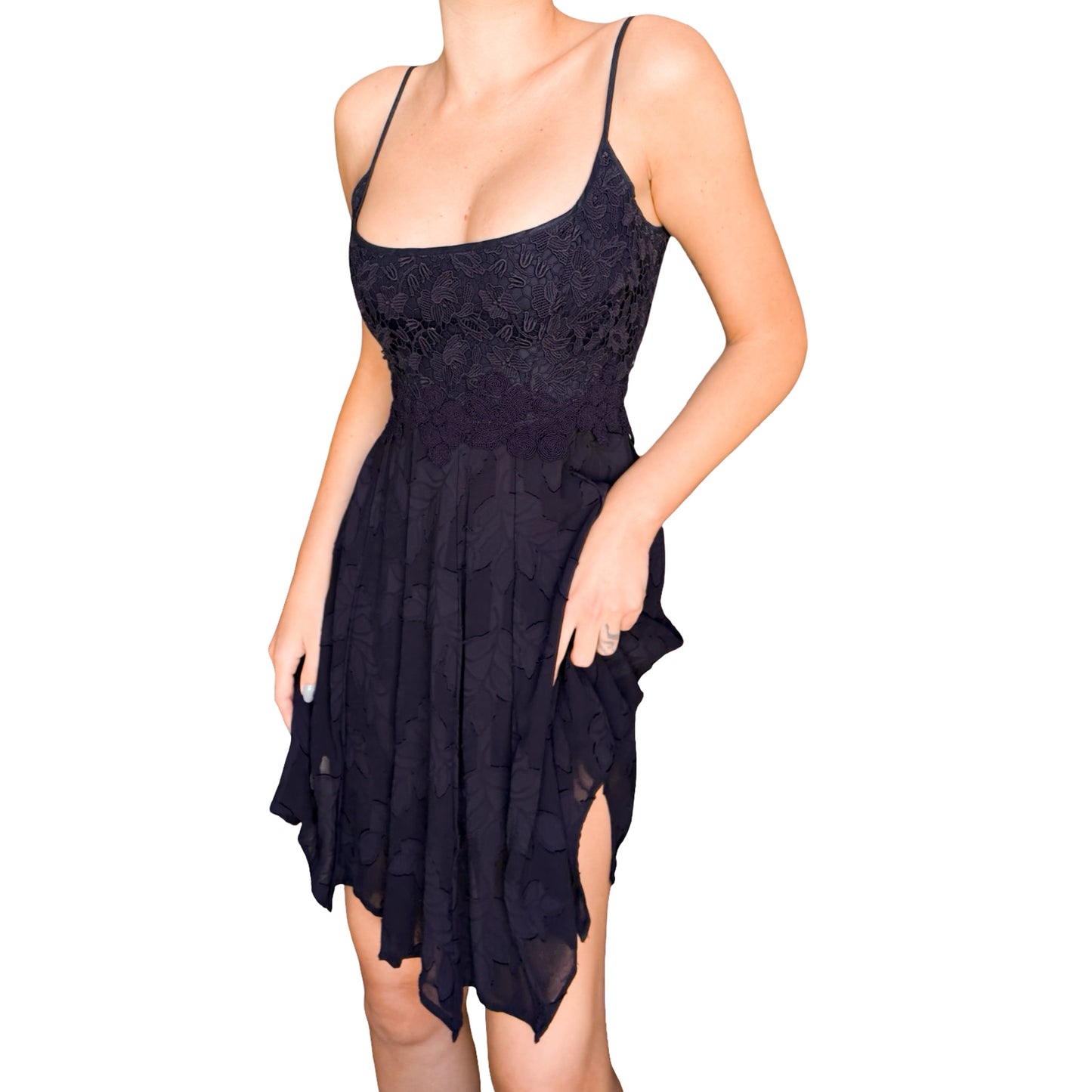 Lolita Lempicka 1995 guipure bustier dress - runway