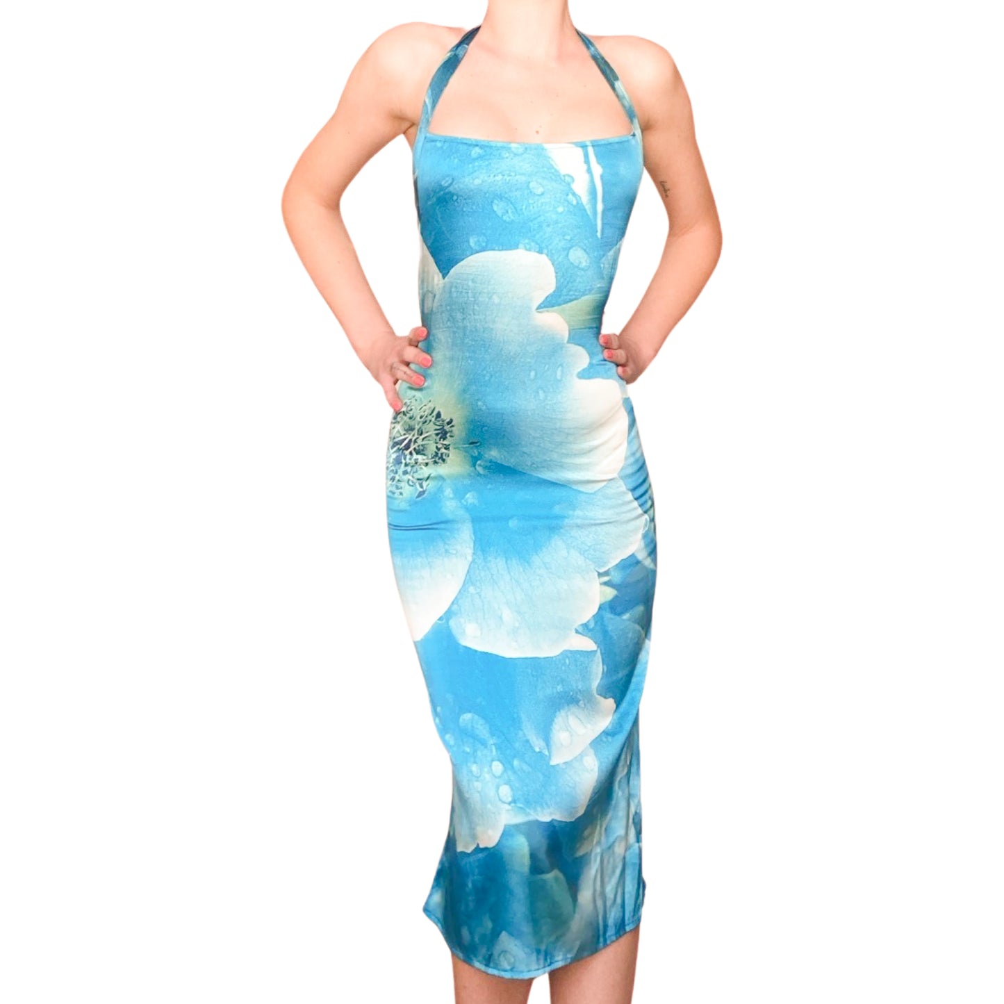 Roberto Cavalli S/S 2000 iconic silk floral gown