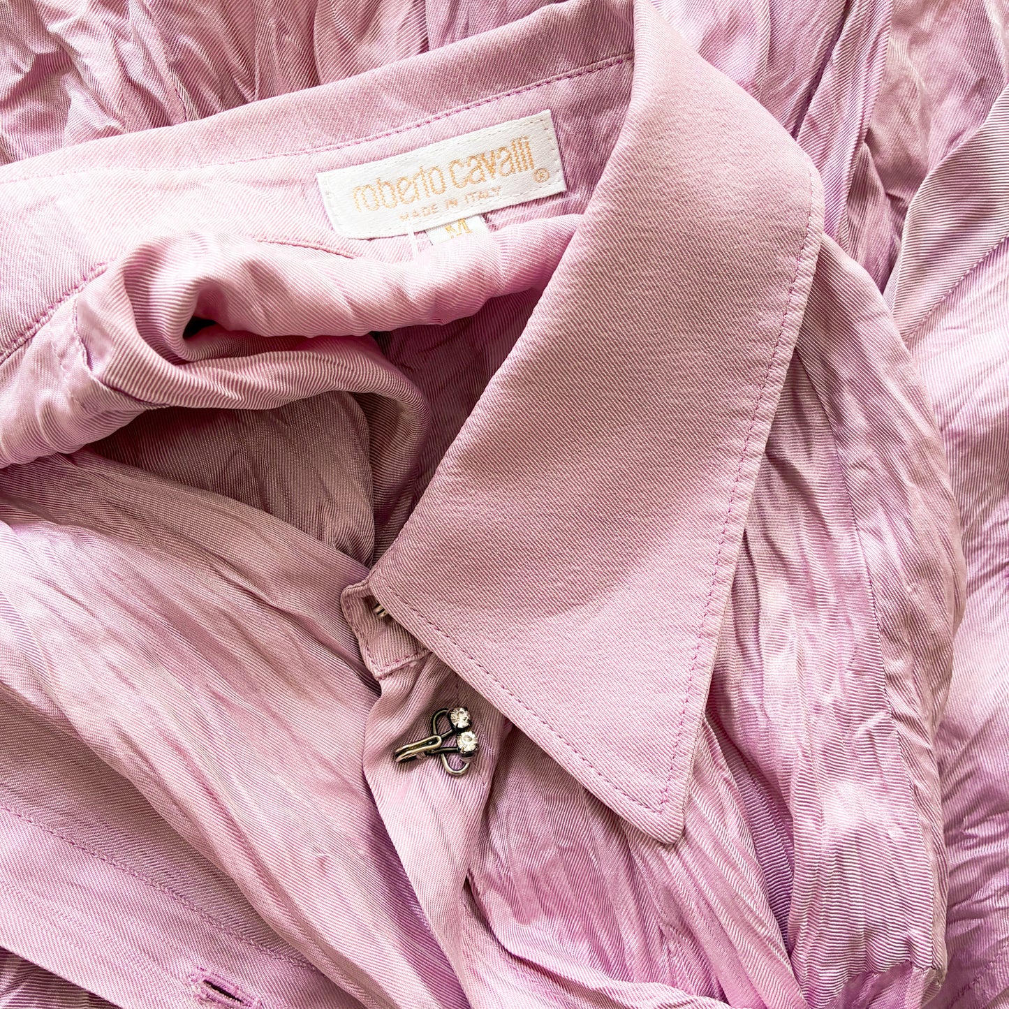 Roberto Cavalli 2000 iconic silk shirt - runway