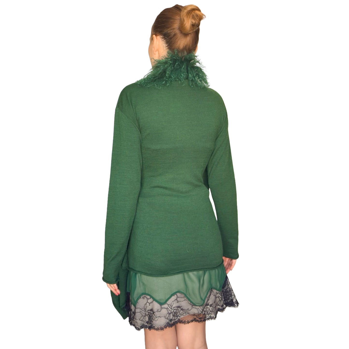 Italian Luxury Designer VTG dress + cardigan set