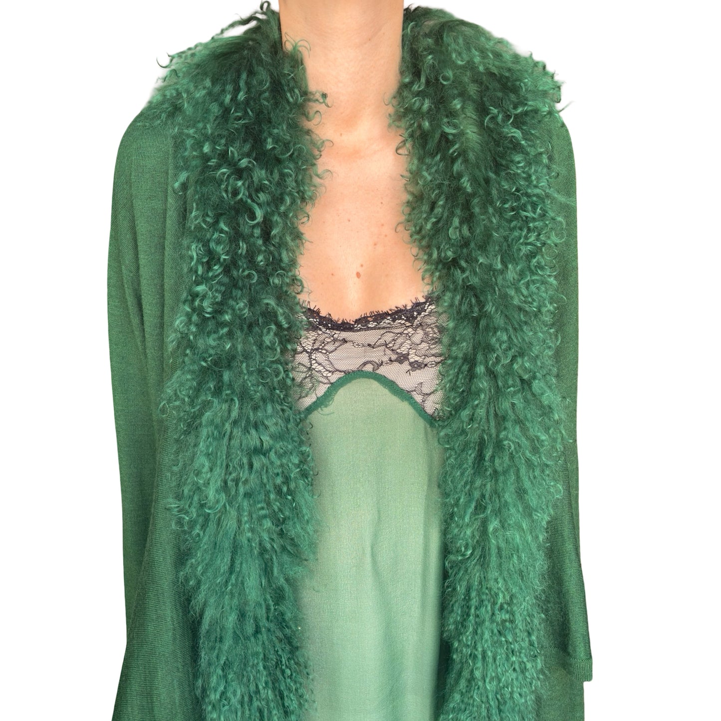 Italian Luxury Designer VTG dress + cardigan set