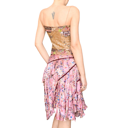 Italian Designer VTG Cherries Flying Skirt