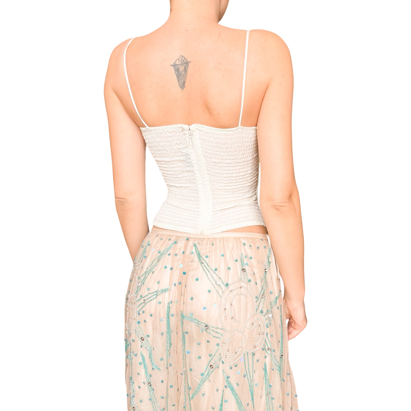 La Perla 2002 RARE Sequin Wave Corset