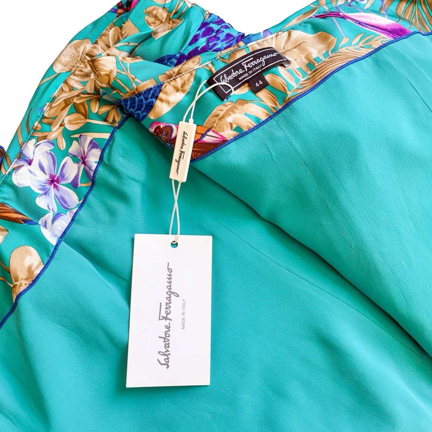 Salvatore Ferragamo 2012 Silk Bustier – Runway