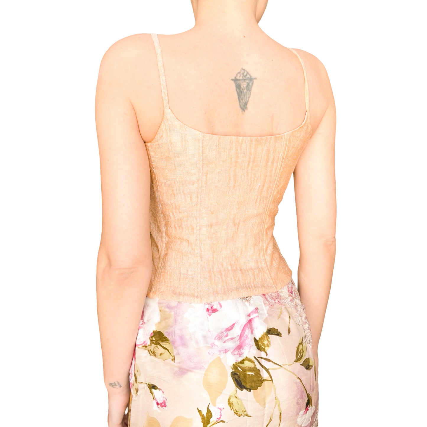 French Designer VTG Sand Corset
