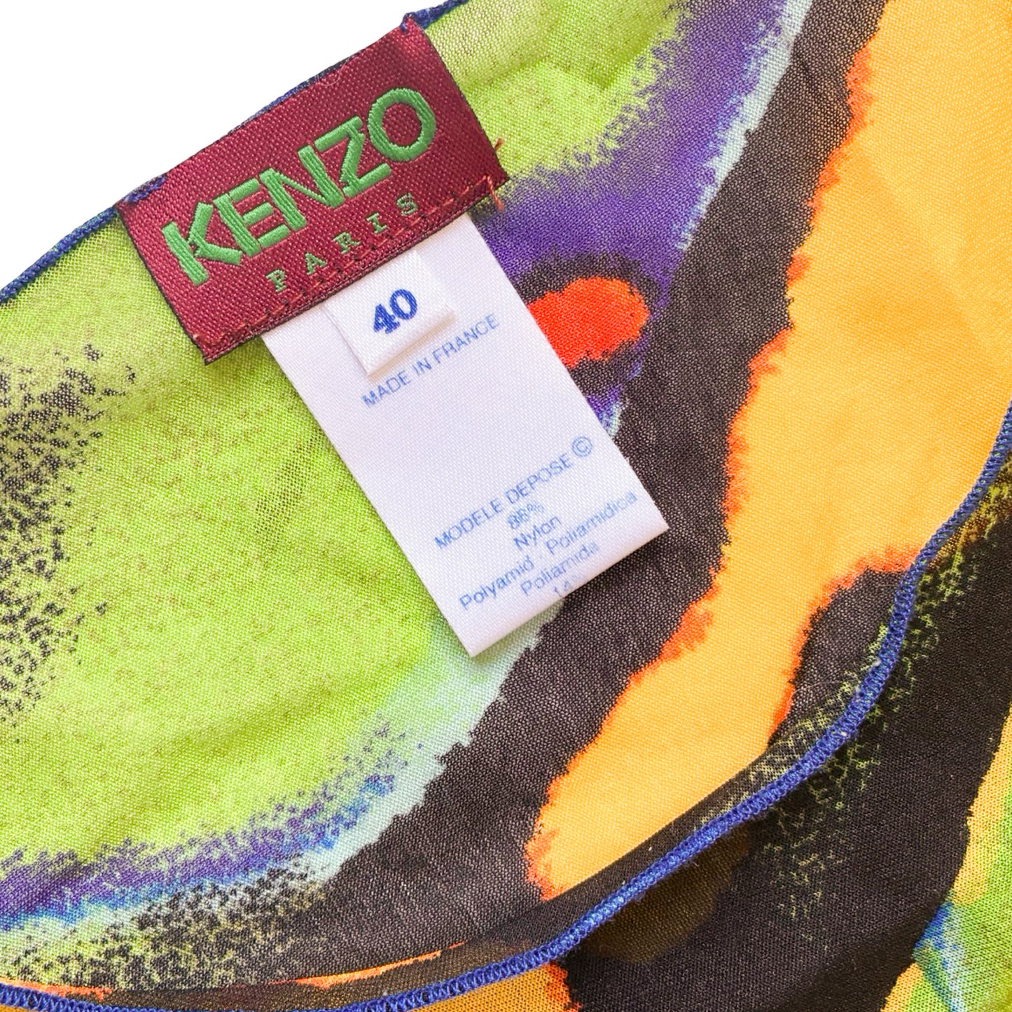 Kenzo 90s Tropical Clownfish Mesh Top
