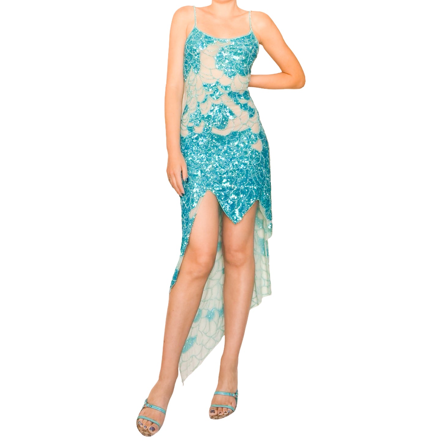 Vlad.De.Marco 90's RARE Scale Sequin Dress