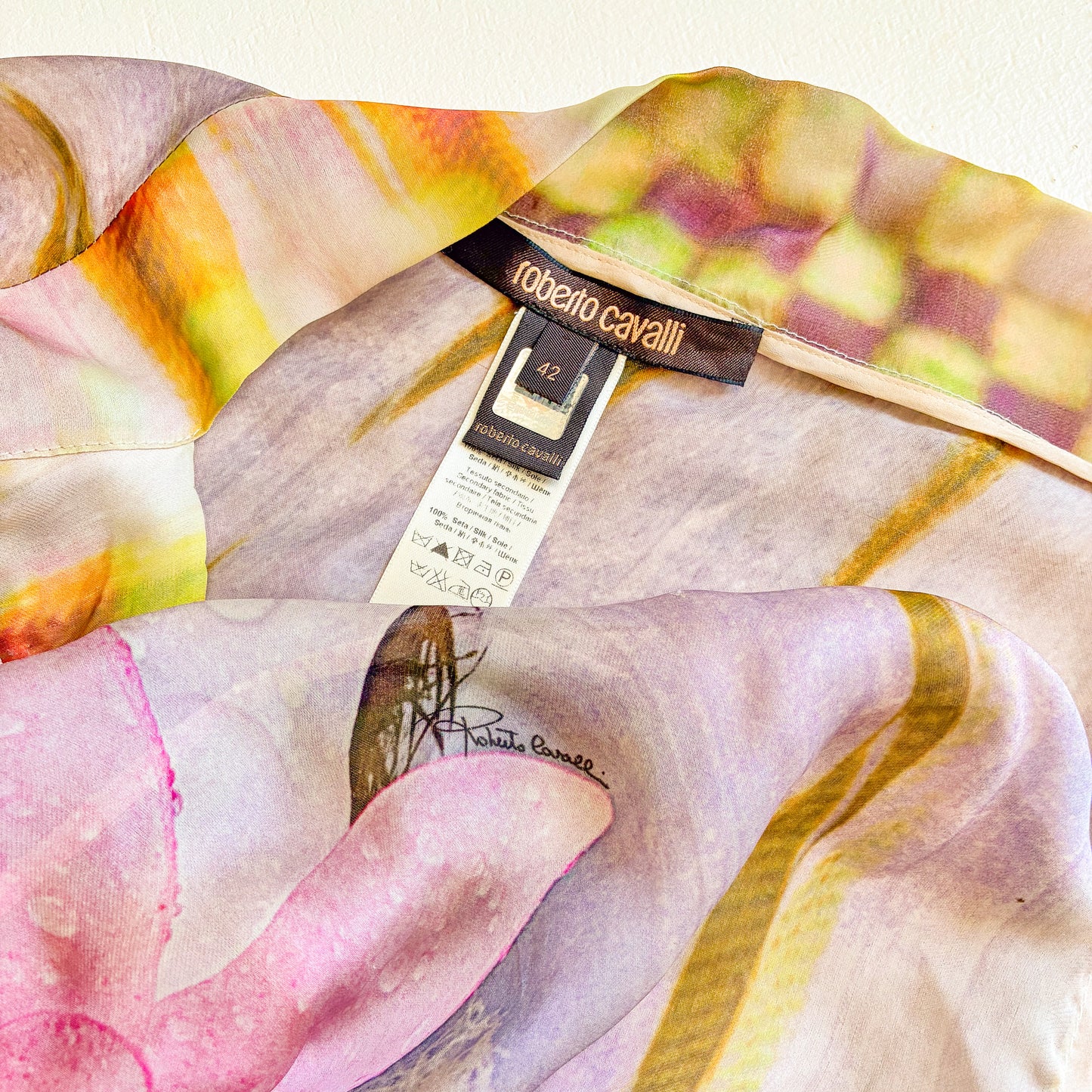 Roberto Cavalli 2009 Silk Caftan – Runway