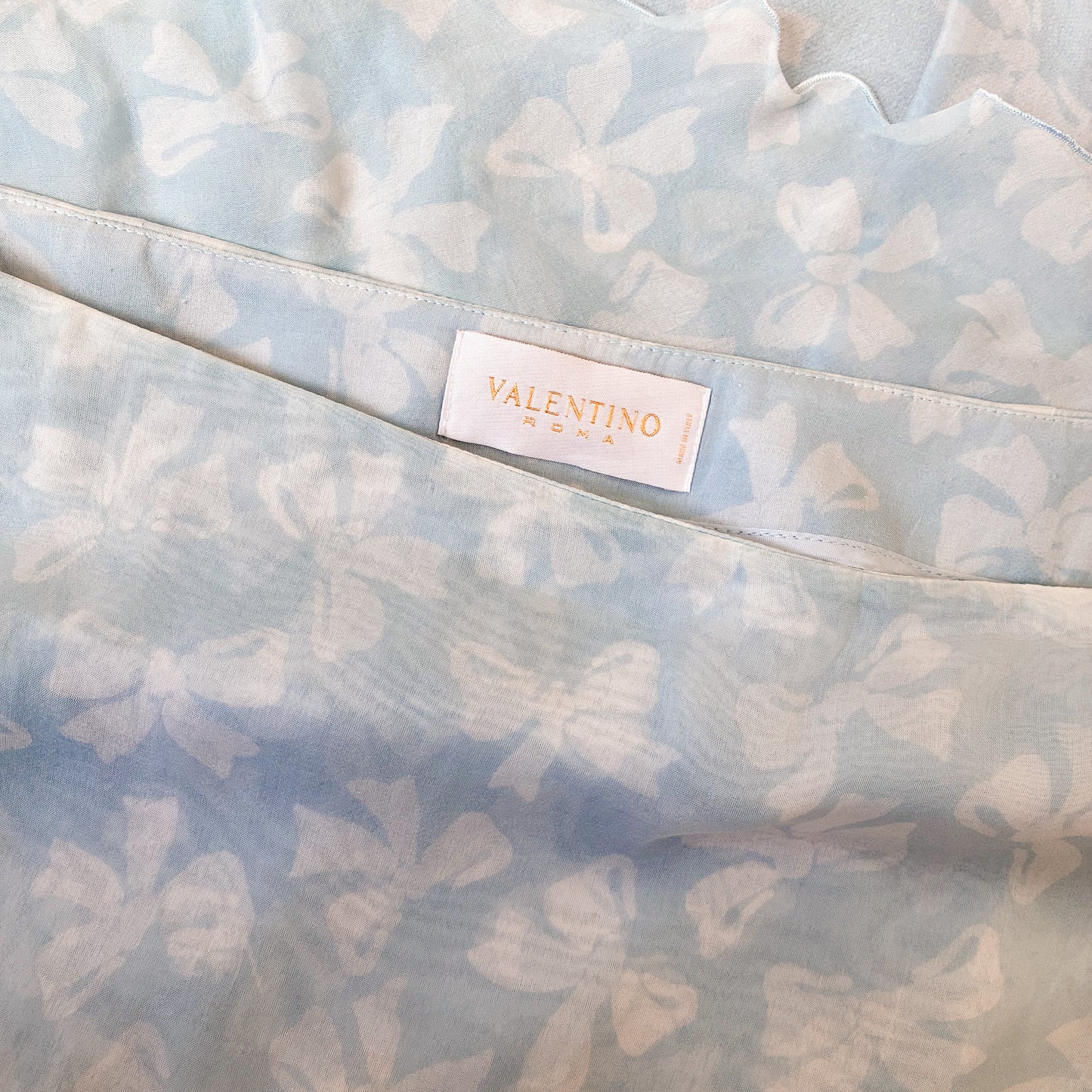 Valentino 2000s silk skirt