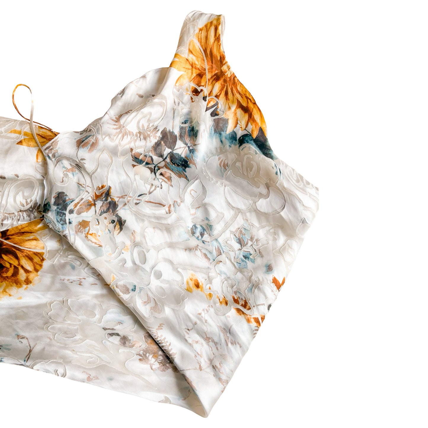 Victorio & Lucchino Laser Cut Silk Gown