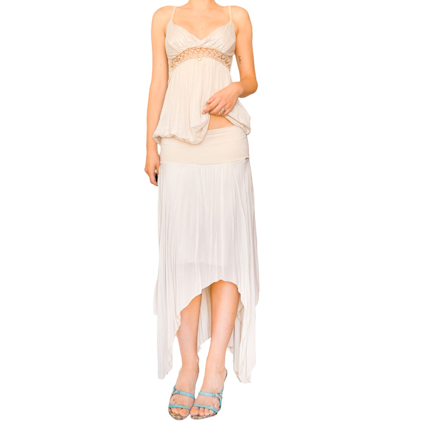 Italian VTG cotton & sequins set