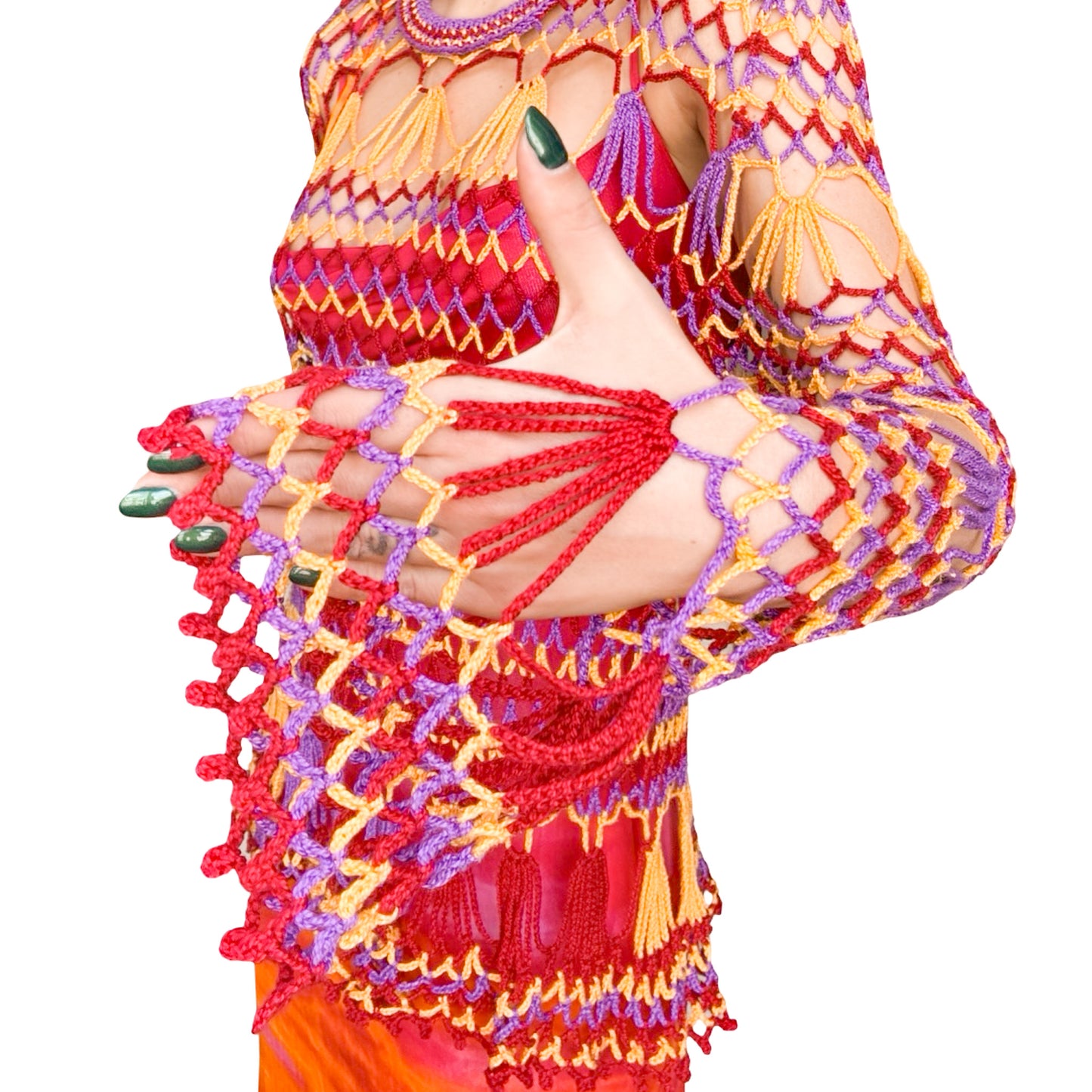 Francis Montesinos 90's rare crochet jumper