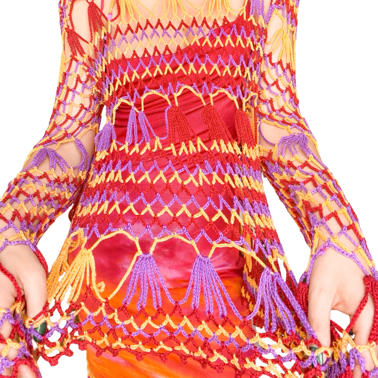 Francis Montesinos 90's rare crochet jumper
