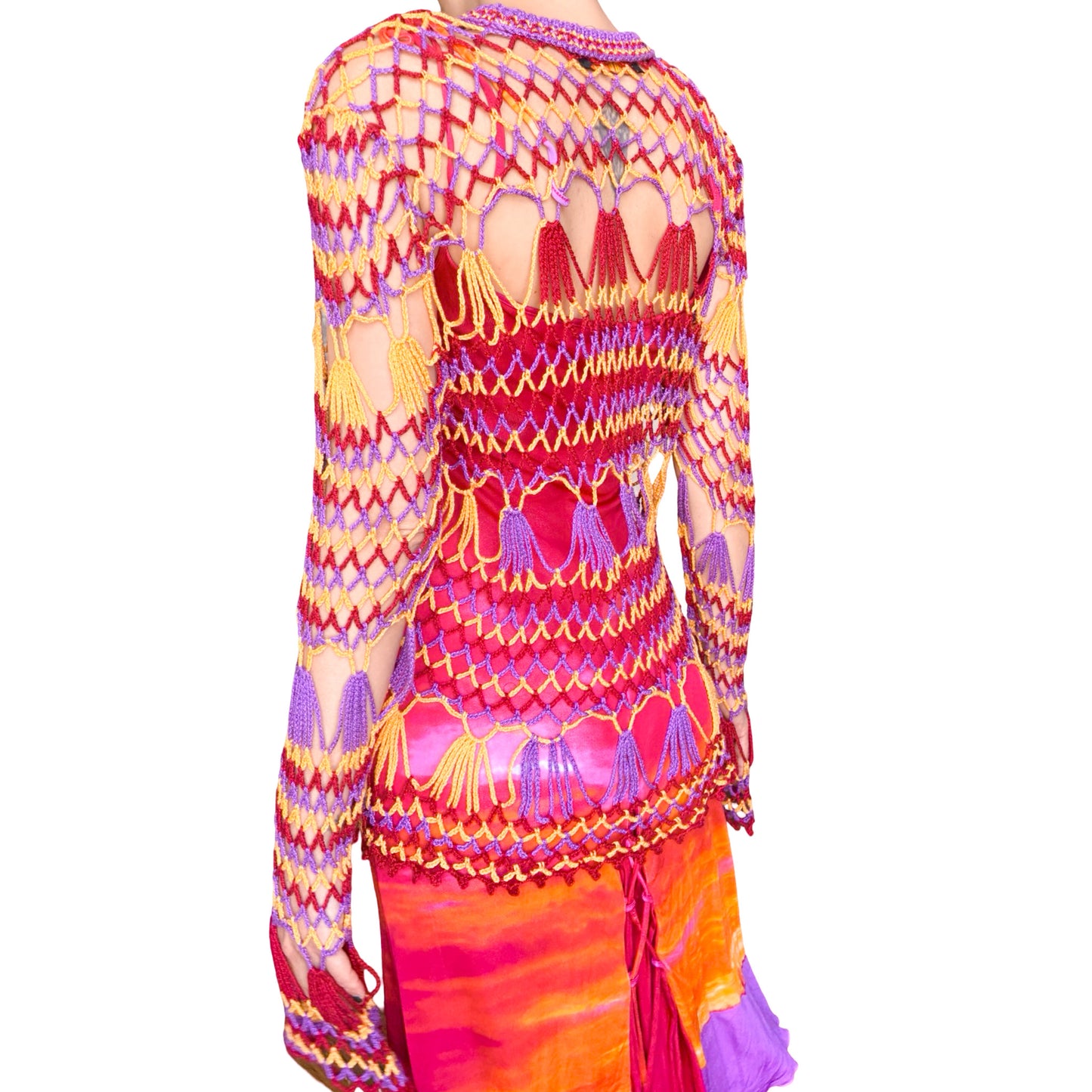 Francis Montesinos 90's rare crochet jumper
