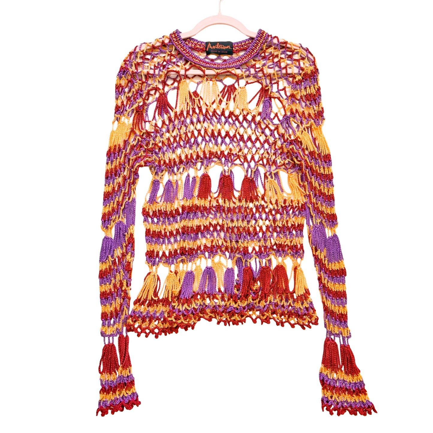 Francis Montesinos 90's rare crochet jumper