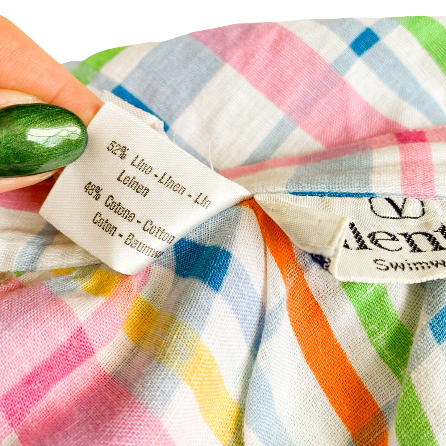 Valentino 80's wrapped skirt