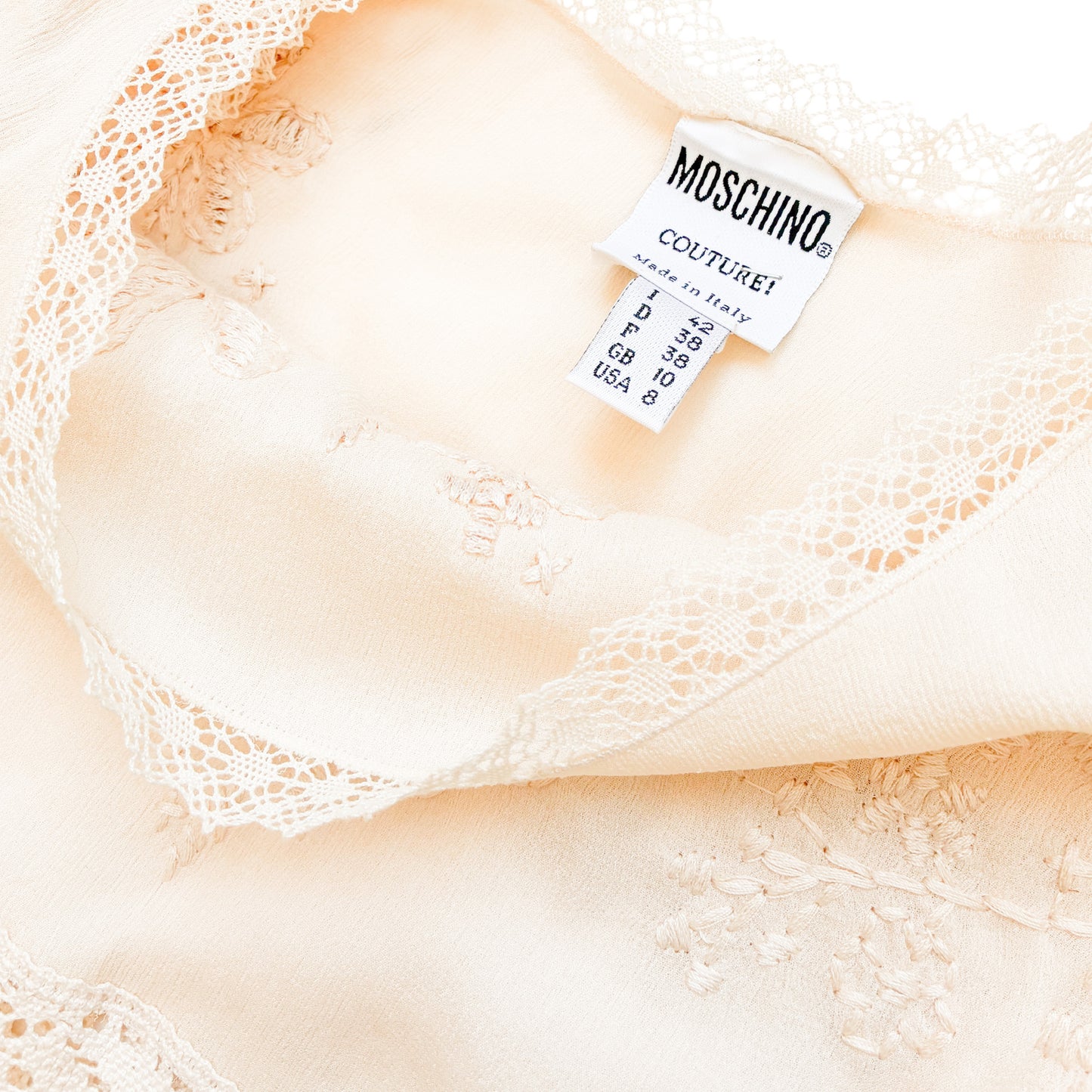 Moschino Couture 90's silk dress