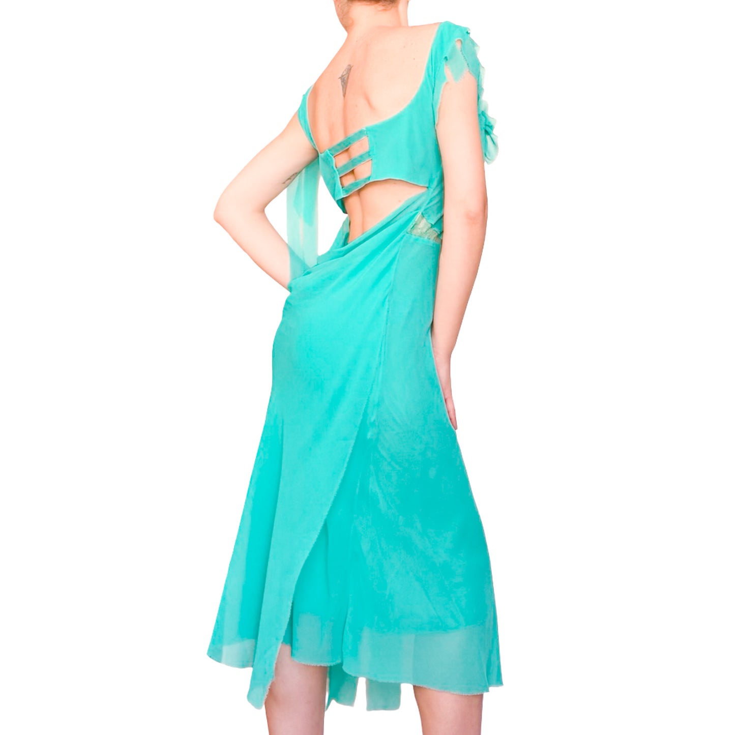 Nina Ricci 2013 silk dress - documented