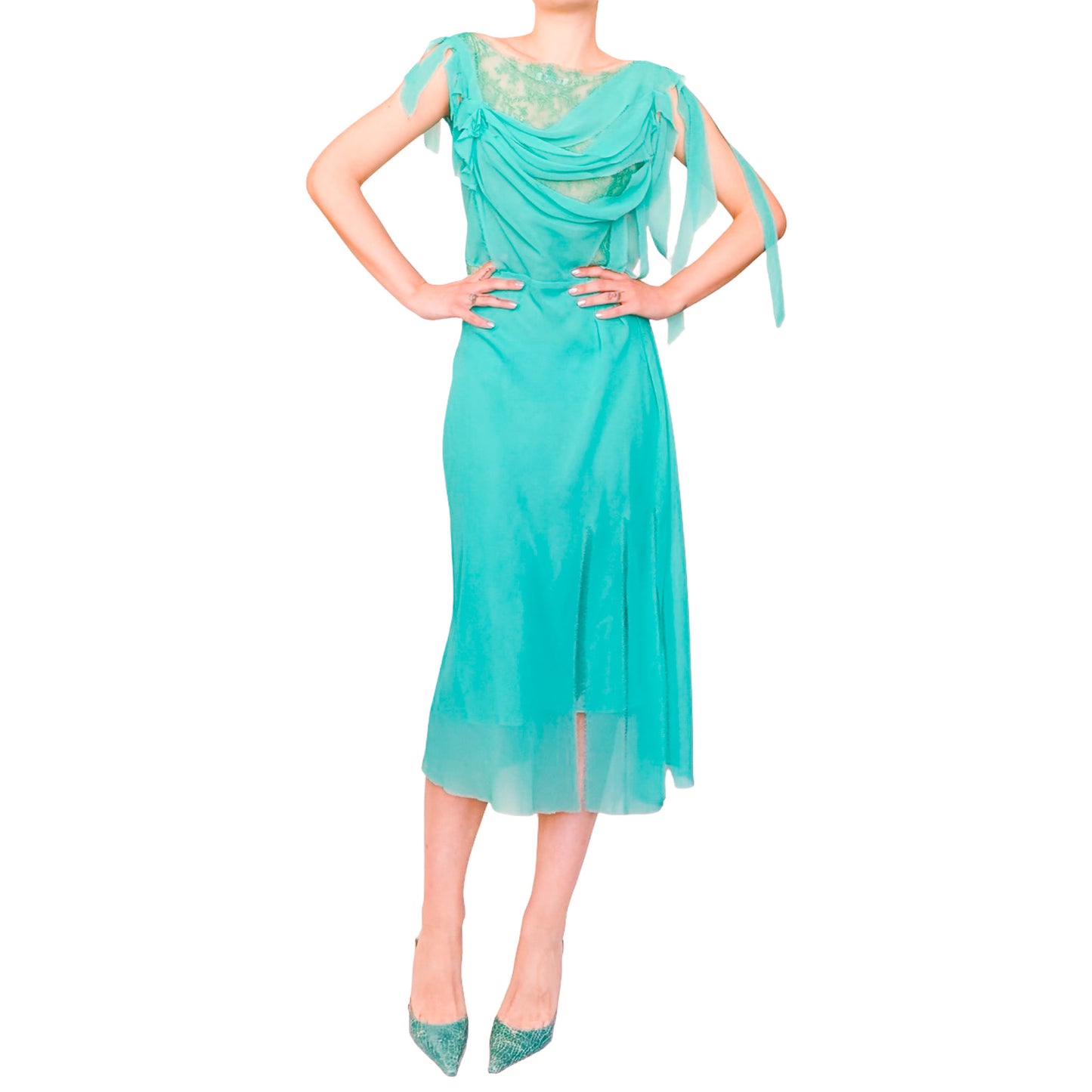Nina Ricci 2013 silk dress - documented