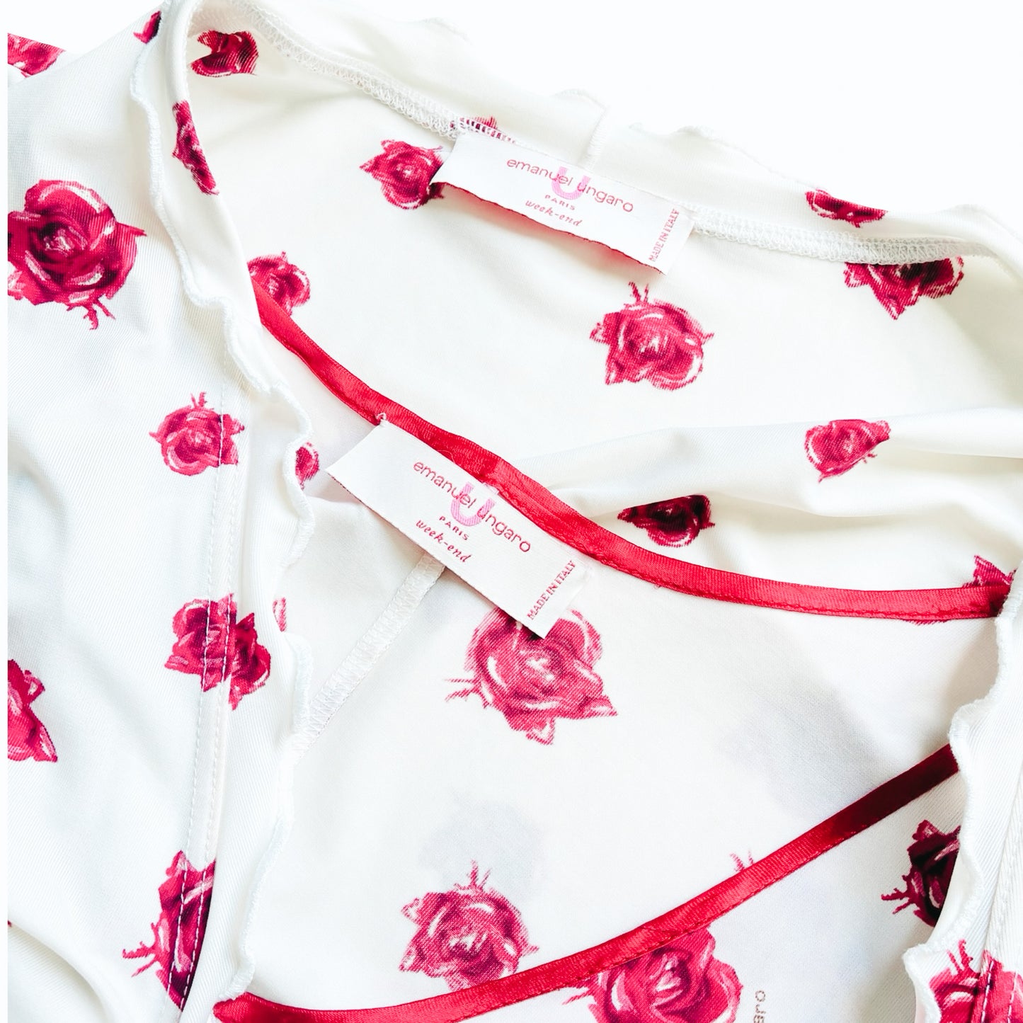 Emanuel Ungaro 90's roses set