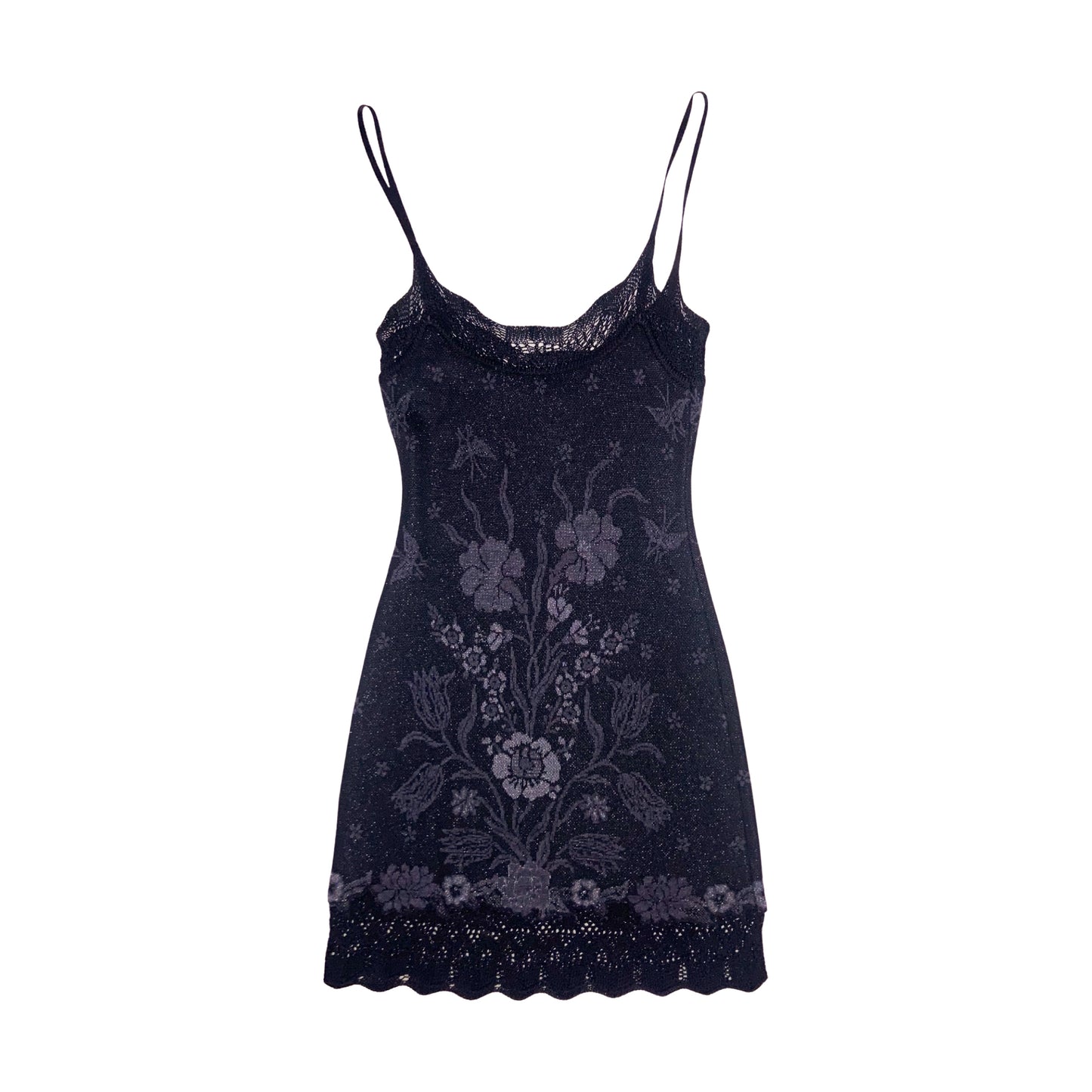 Kenzo 1990s Crochet Mini Dress