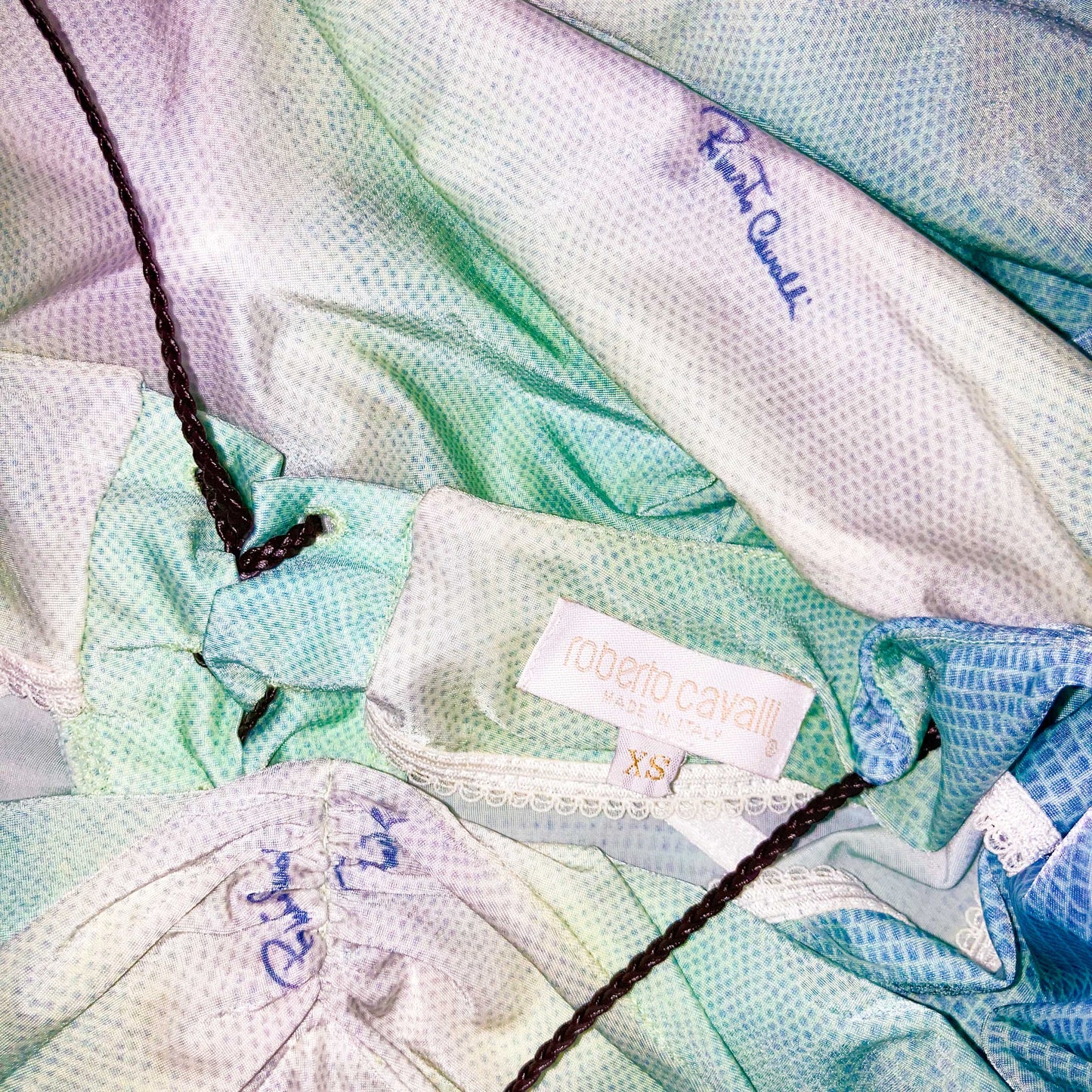 Roberto Cavalli S/S 2002 laced dress