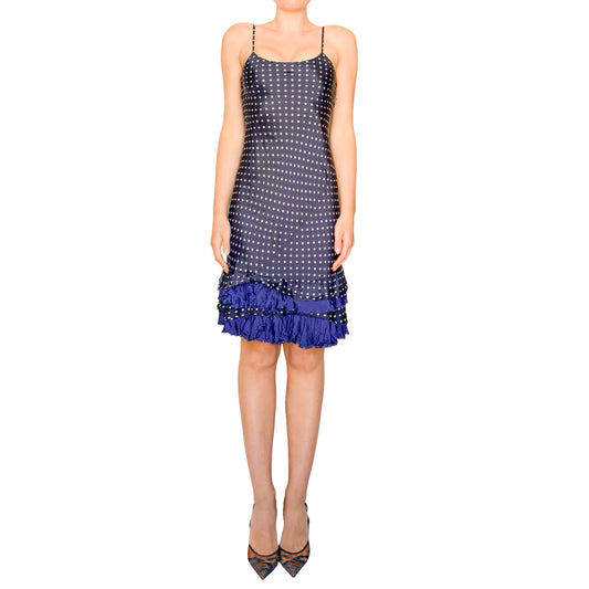 Comme des Garçons VTG Polka Dot Satin Slip Dress