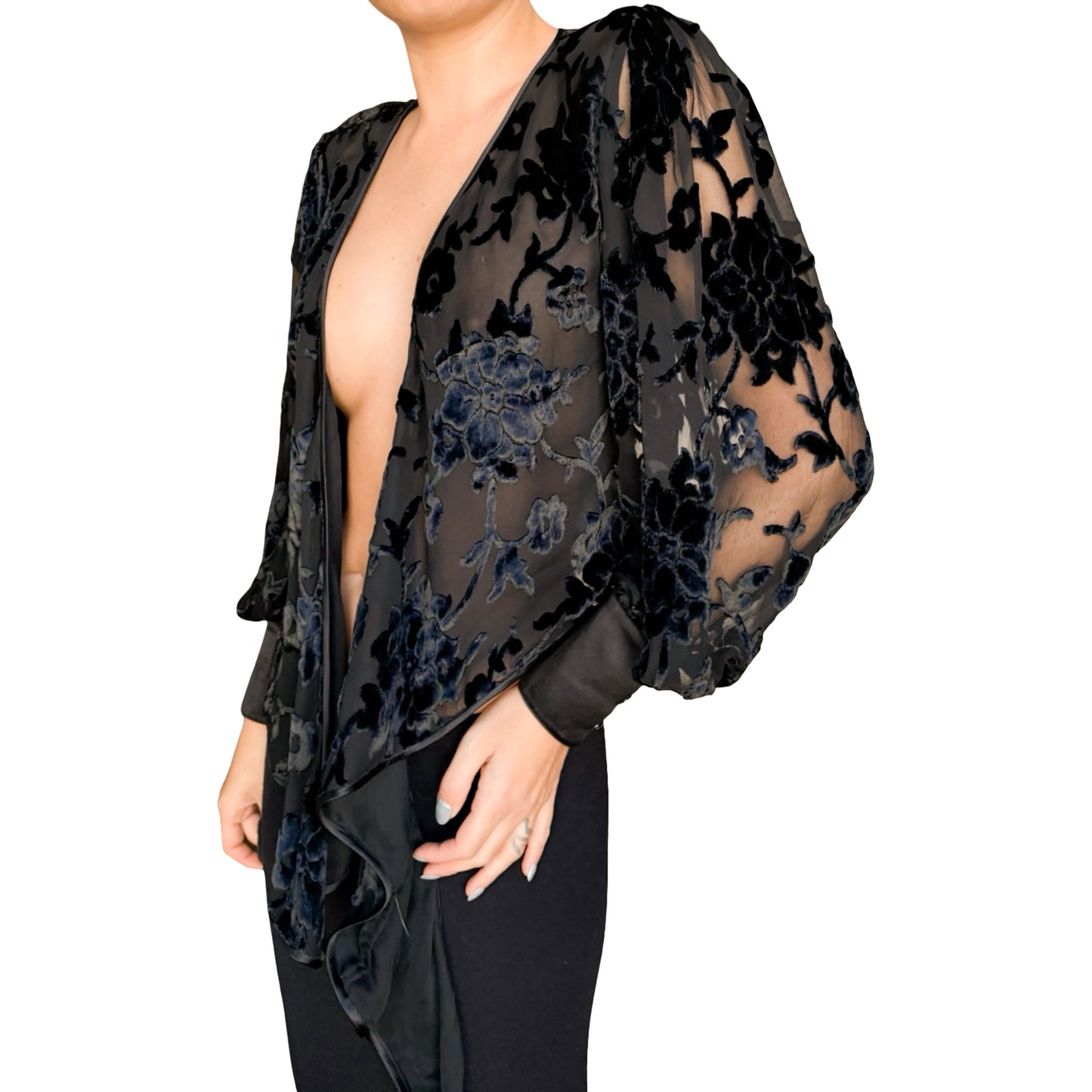 Emanuel Ungaro 1997 Silk wrapped shirt - runway