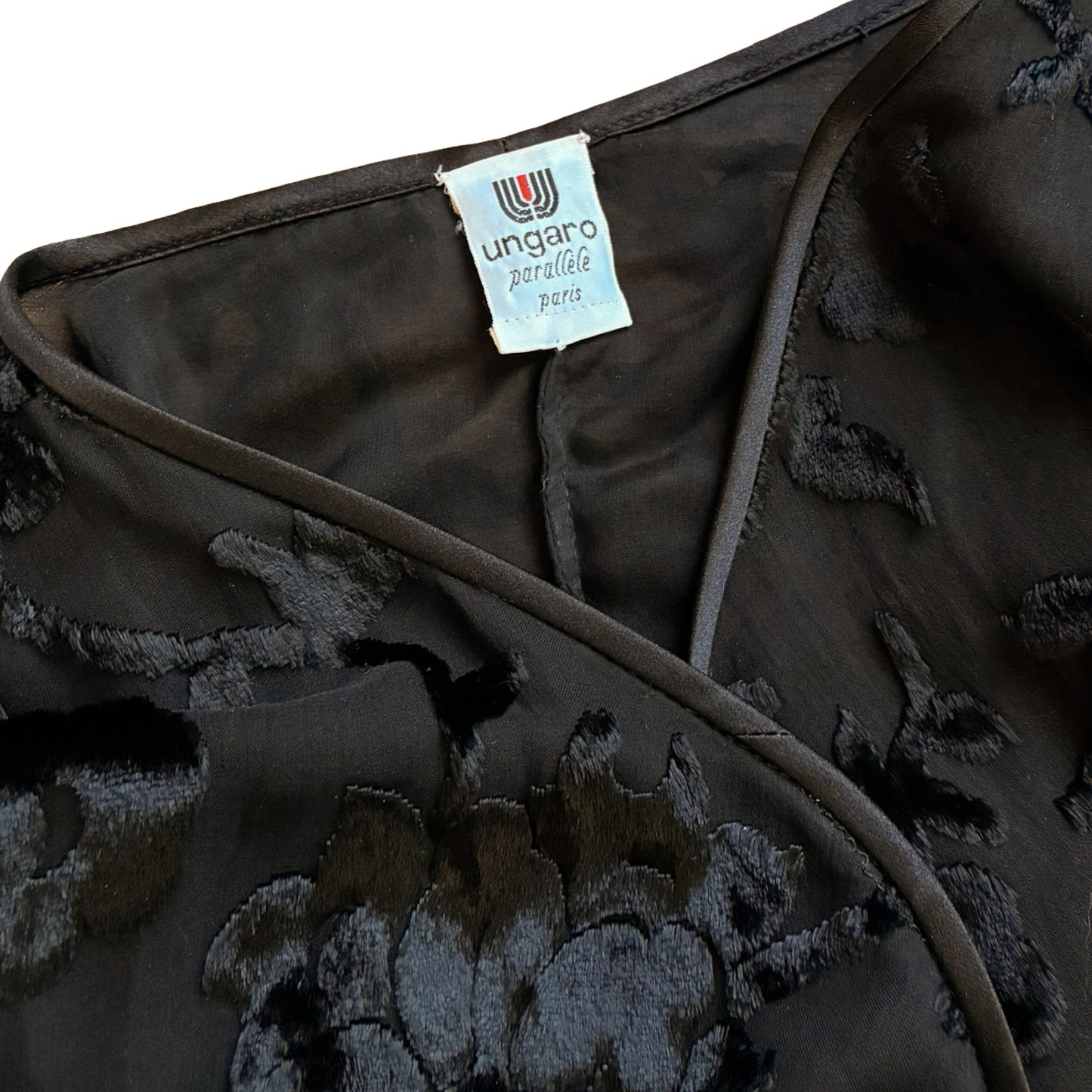 Emanuel Ungaro 1997 Silk wrapped shirt - runway