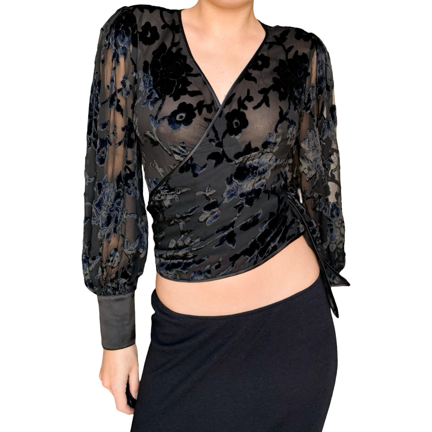 Emanuel Ungaro 1997 Silk wrapped shirt - runway