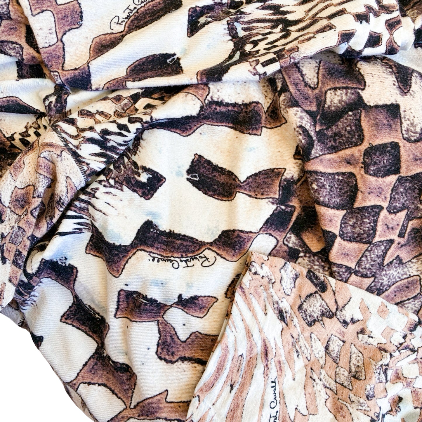 Roberto Cavalli 2003 Checkerboard Set - Runway