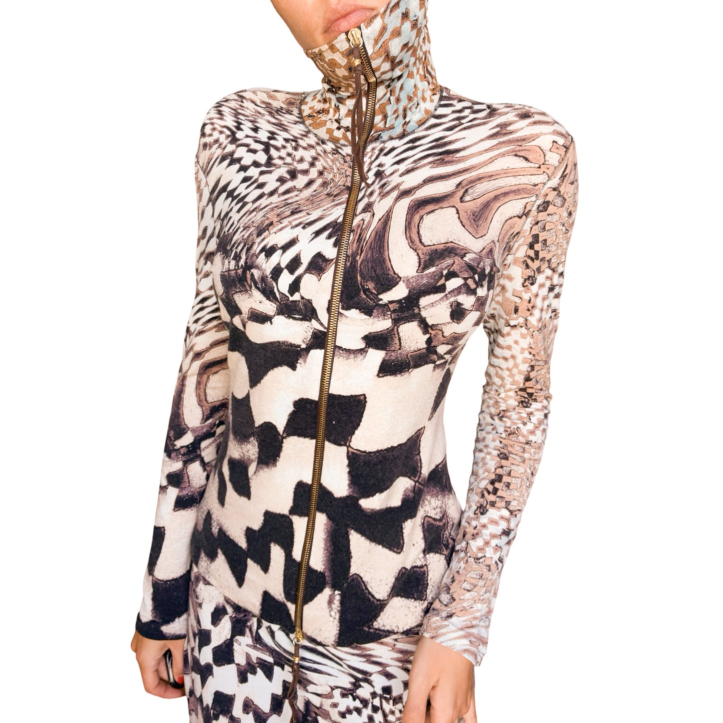 Roberto Cavalli 2003 Checkerboard Set - Runway