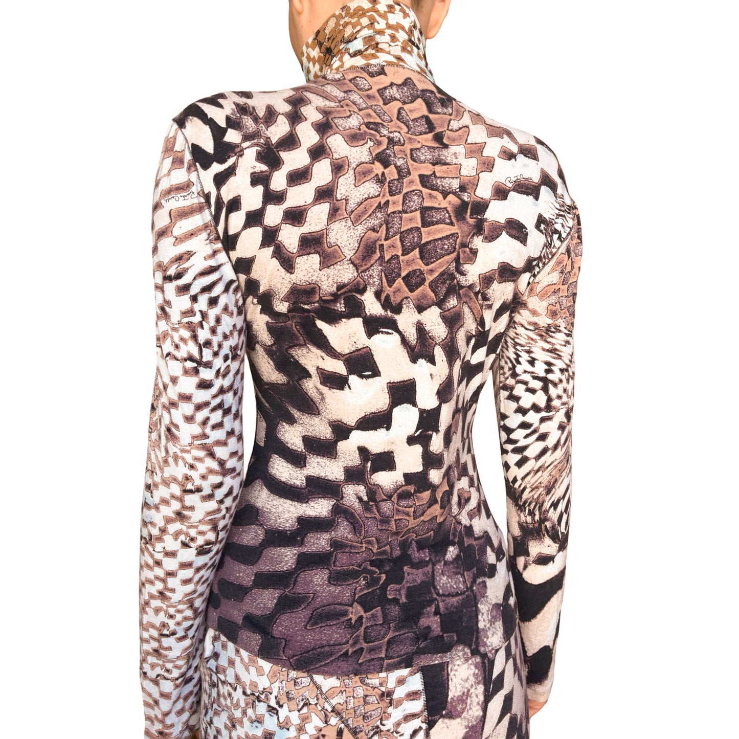 Roberto Cavalli 2003 Checkerboard Set - Runway