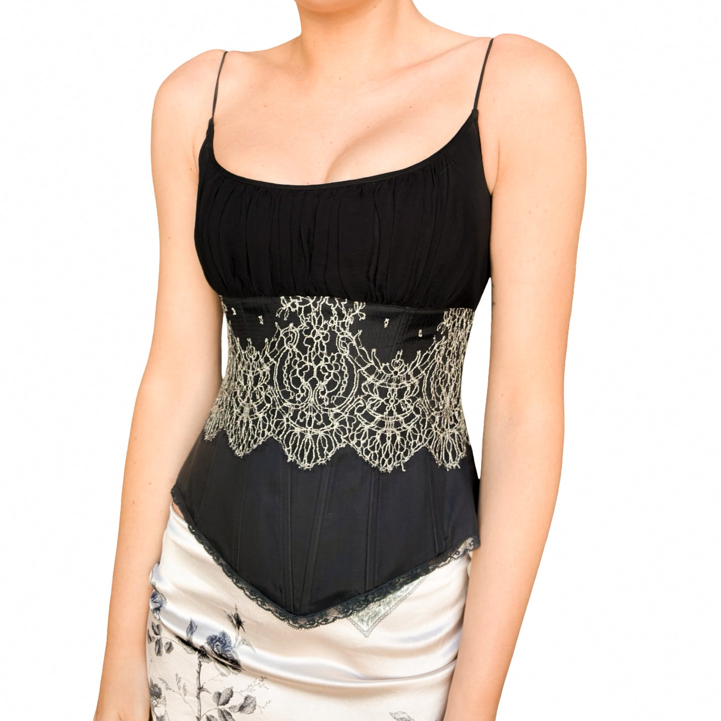 Lolita Lempicka 1998 milkmaid corset - runway