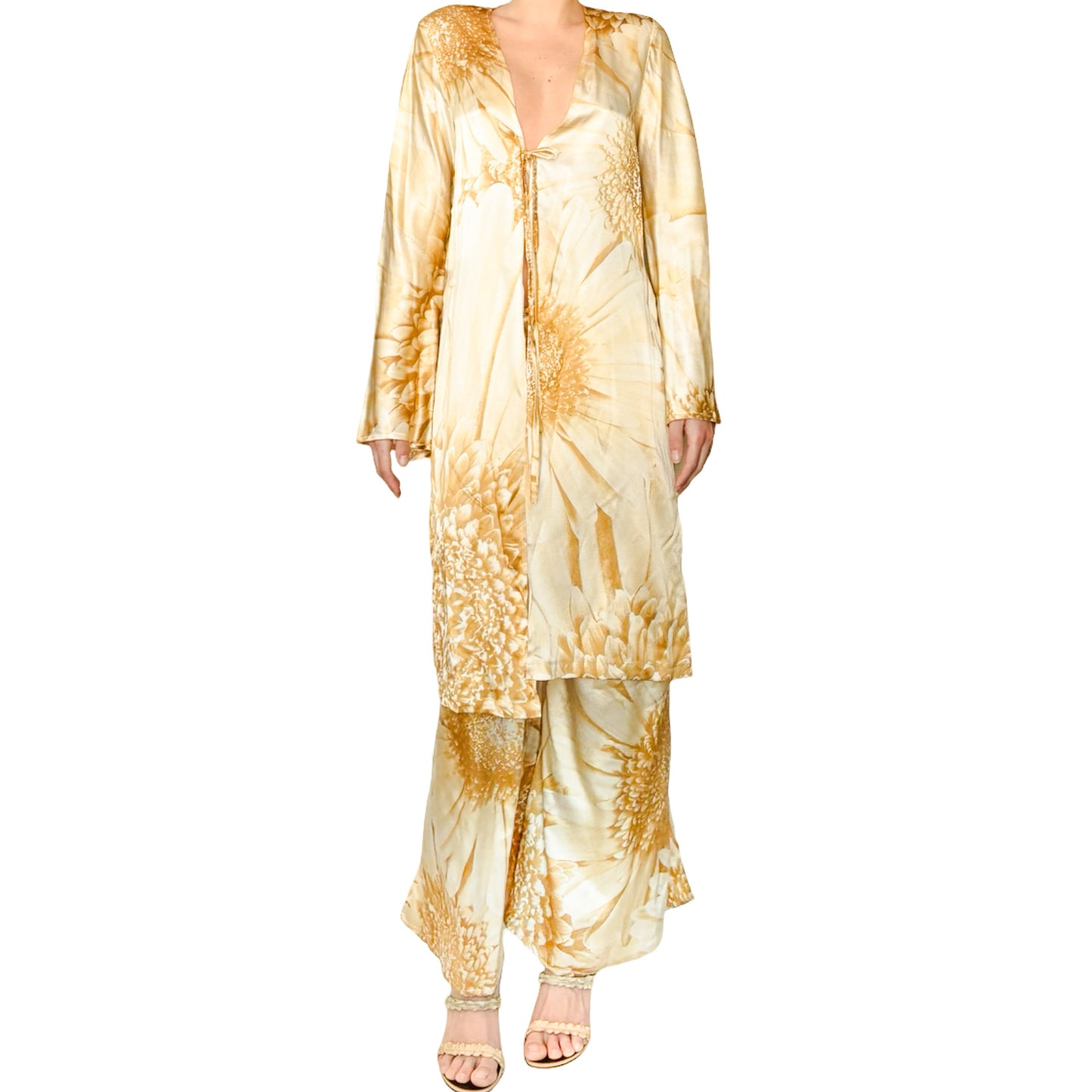 Roberto Cavalli S/S 2000 loungewear silk set - documented