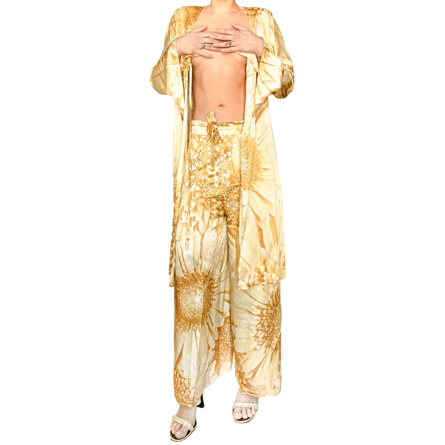 Roberto Cavalli S/S 2000 loungewear silk set - documented