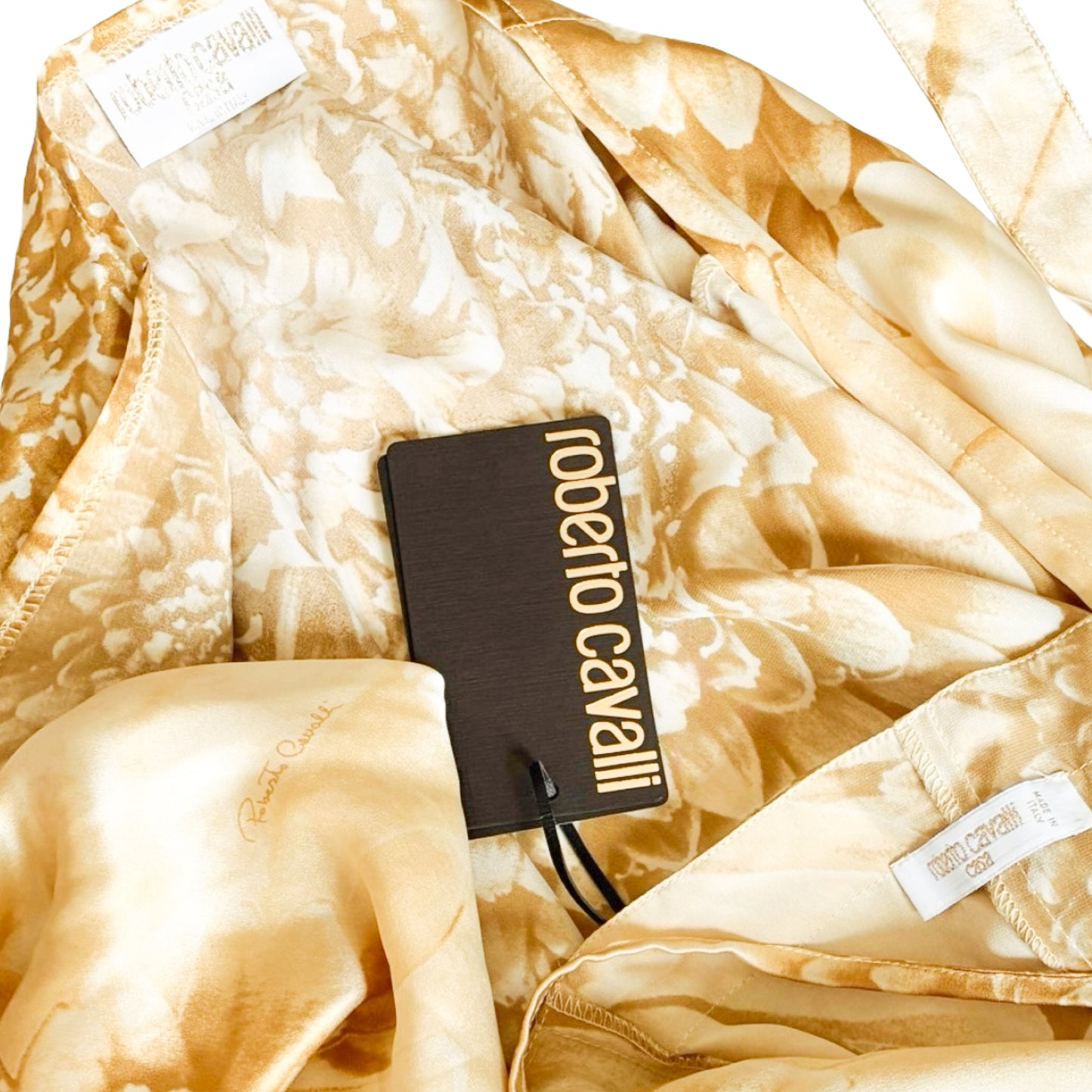 Roberto Cavalli S/S 2000 loungewear silk set - documented