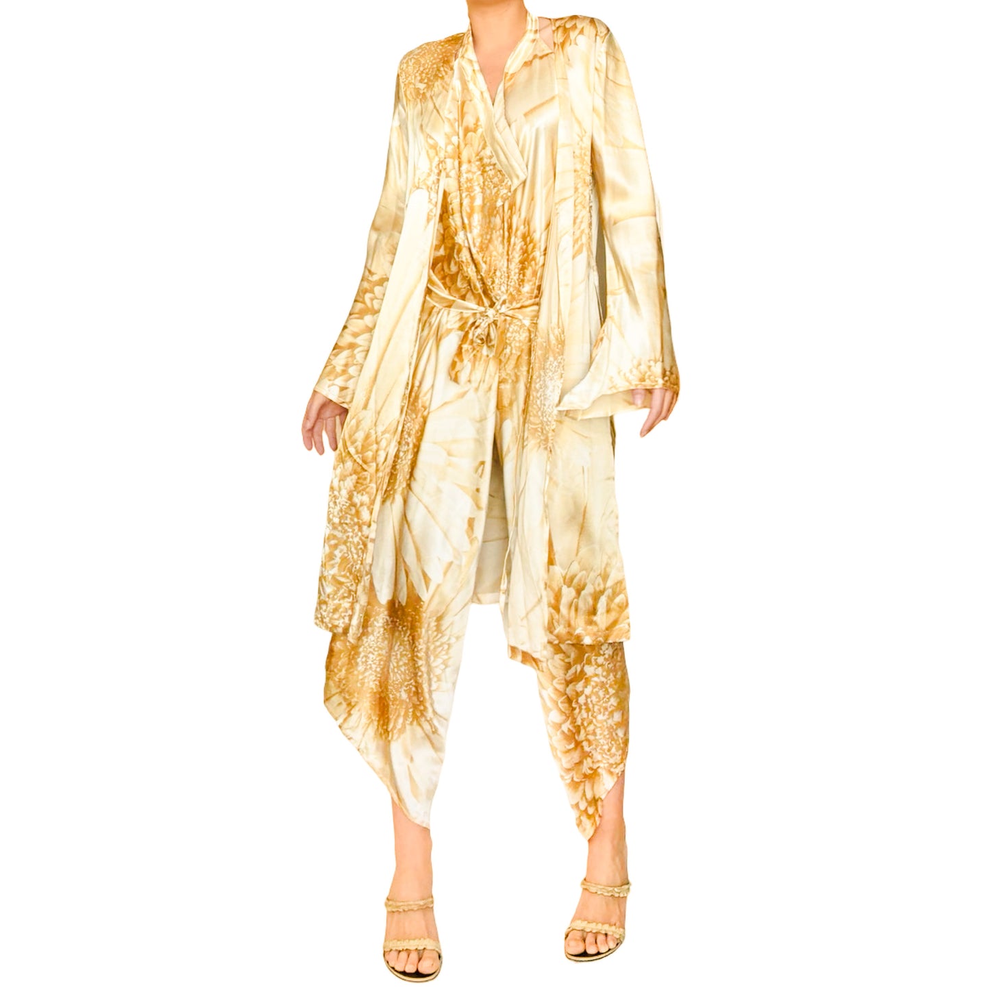 Roberto Cavalli S/S 2000 loungewear silk set - documented